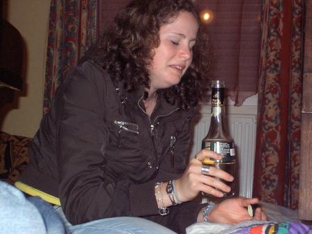 janine qui sens de l'alcool!